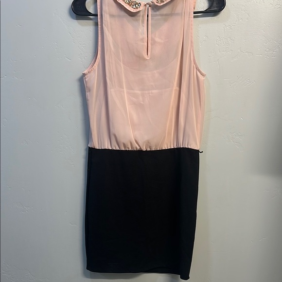 Juniors' Candie's® Sequin Peter Pan Collar Dress Size Medium - Picture 7 of 8